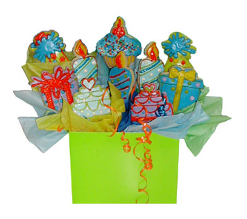 Birthday Cookie Basket