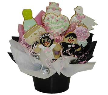 Wedding Cookie Basket