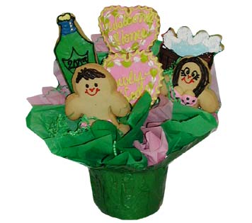 Wedding Cookie Basket