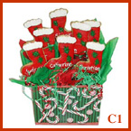 Christmas Stockings Basket